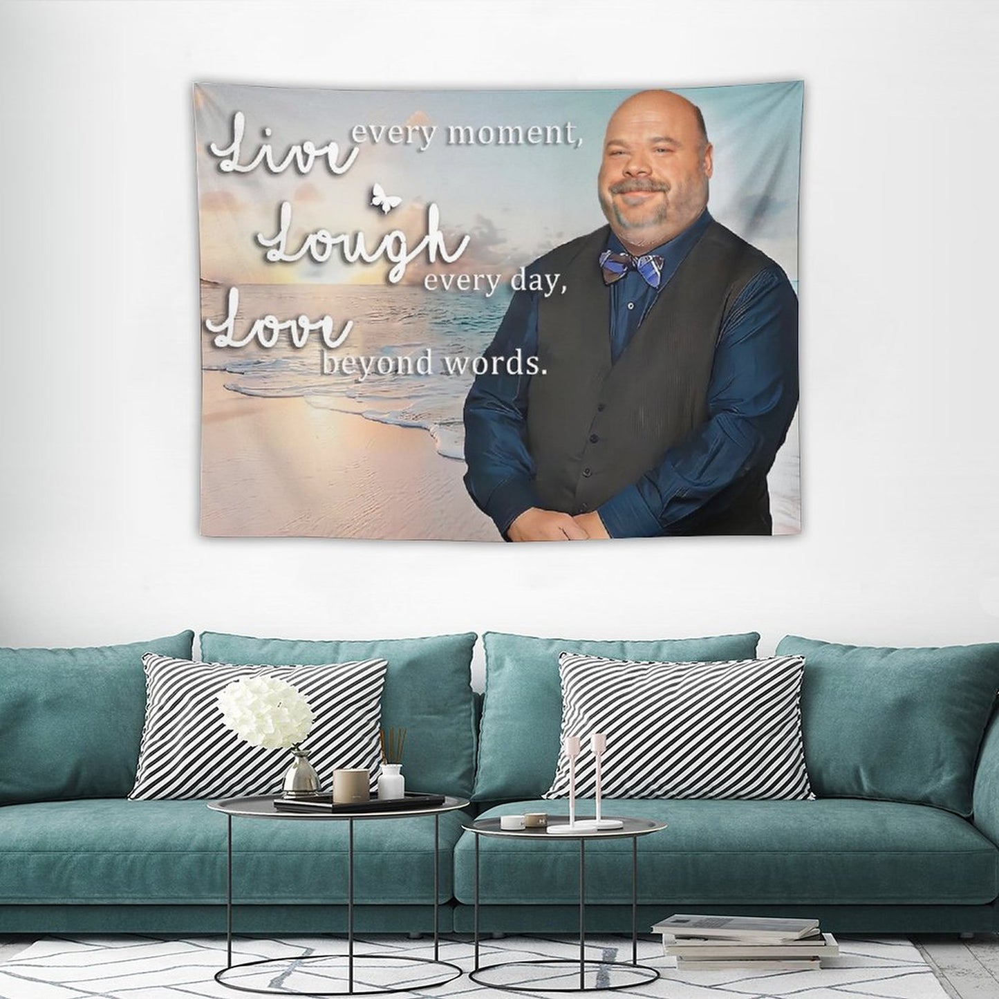 Live, Laugh, Love Bertram Tapestry