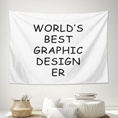World s Best Graphic Designer Tapestry