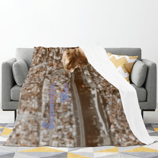Zach Bryan - Summertime Blues Throw Blanket