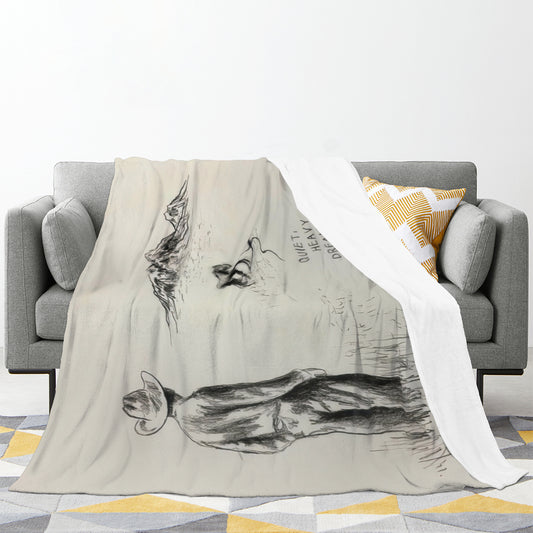 Zach Bryan - Quiet, Heavy Dreams Throw Blanket