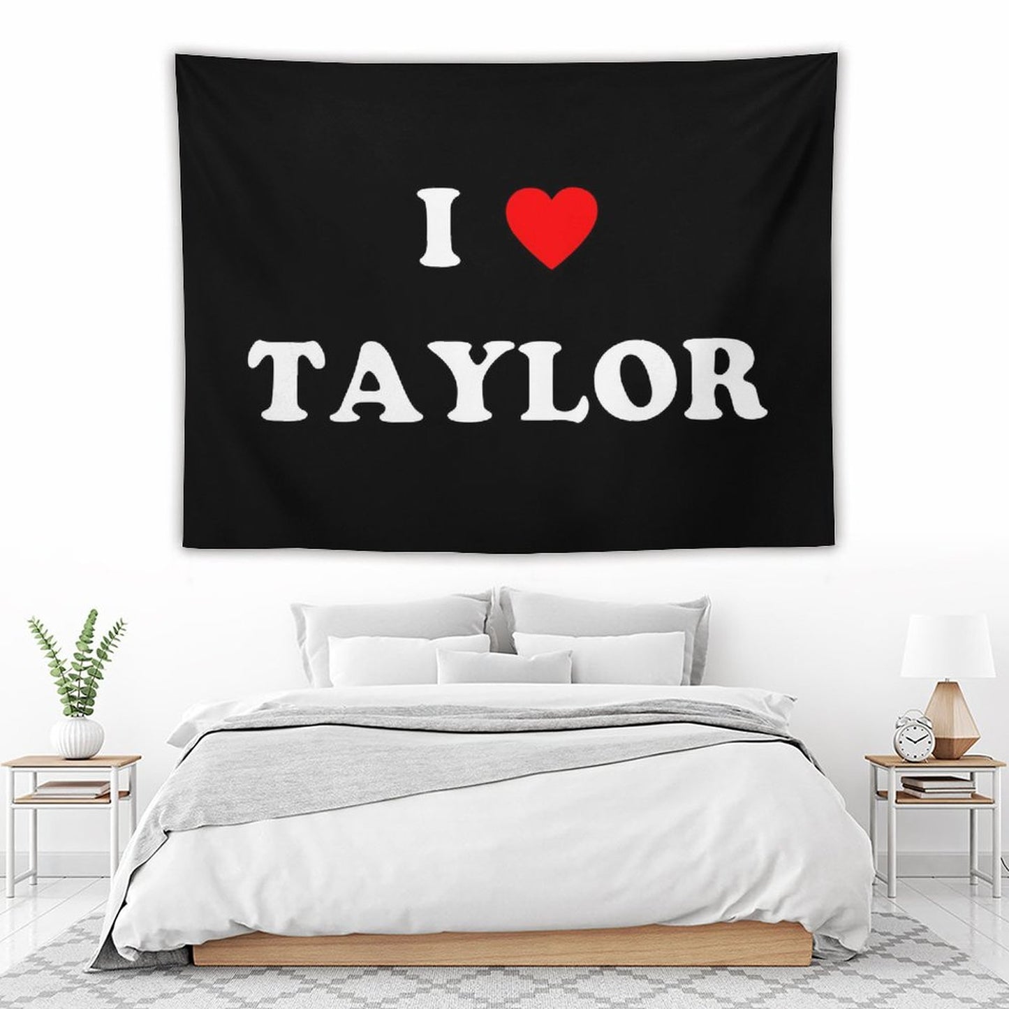 I Love Heart Taylor Swift Tapestry