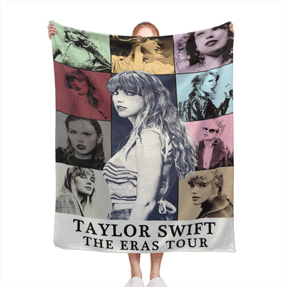 Taylor Swift The Eras Tour Poster Throw Blanket