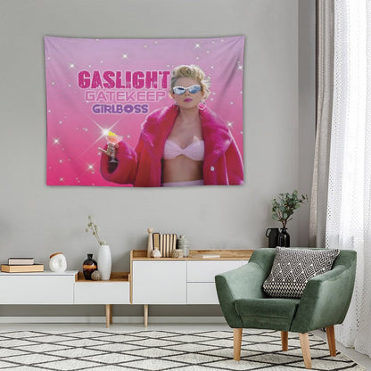 Taylor Swift Gaslight Gatekeep Girlboss Tapestry