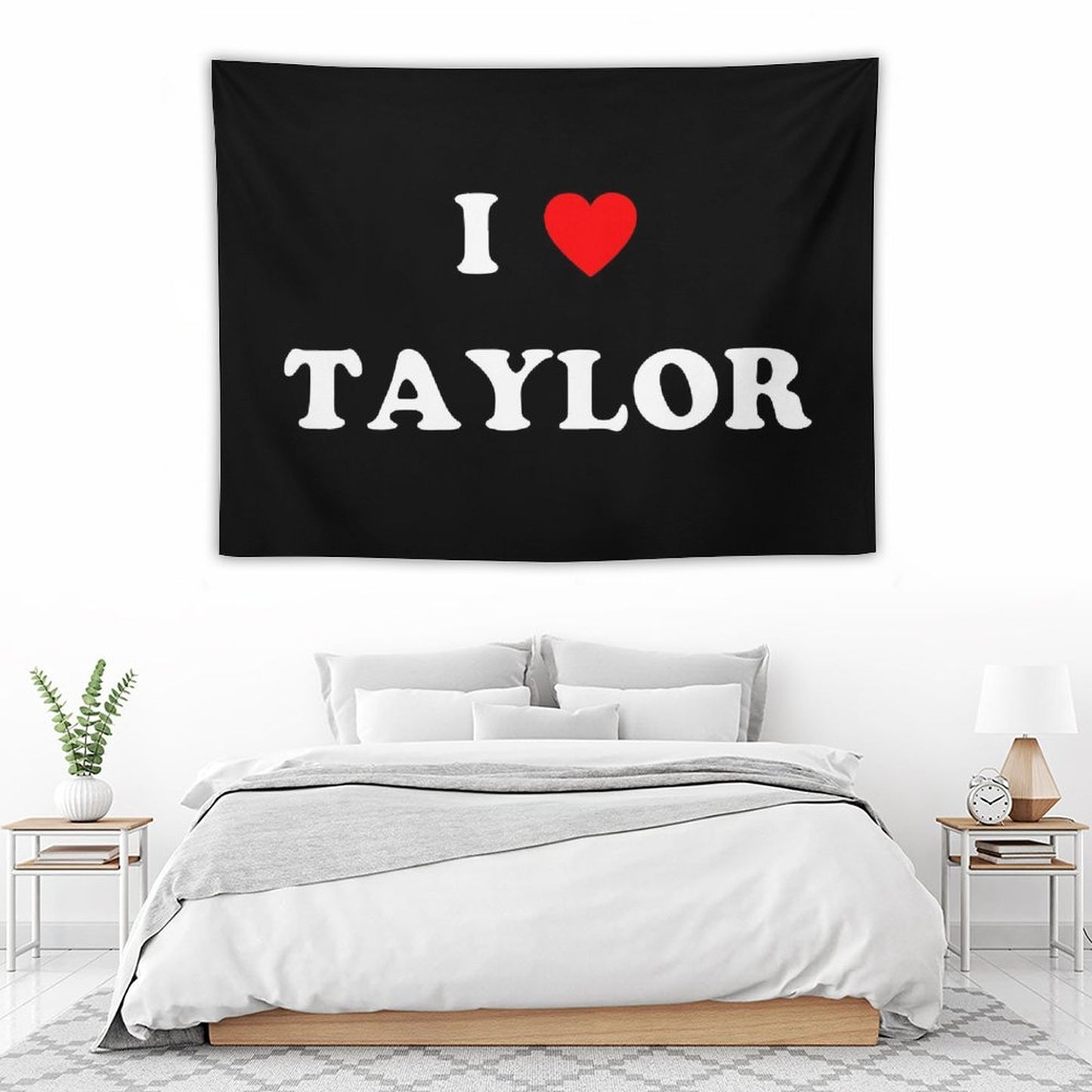 I Love Heart Taylor Swift Tapestry