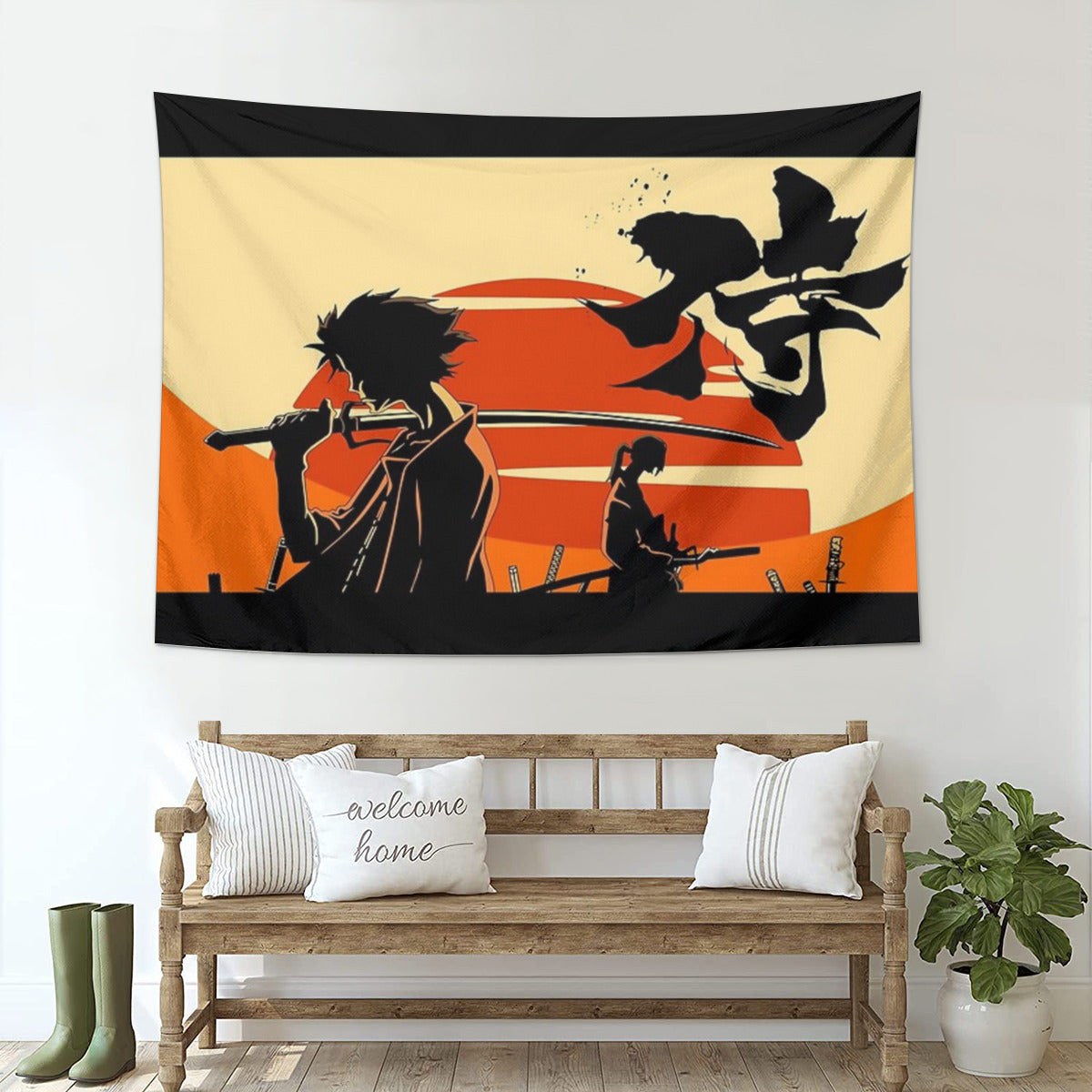 Sunset Samurai Tapestry