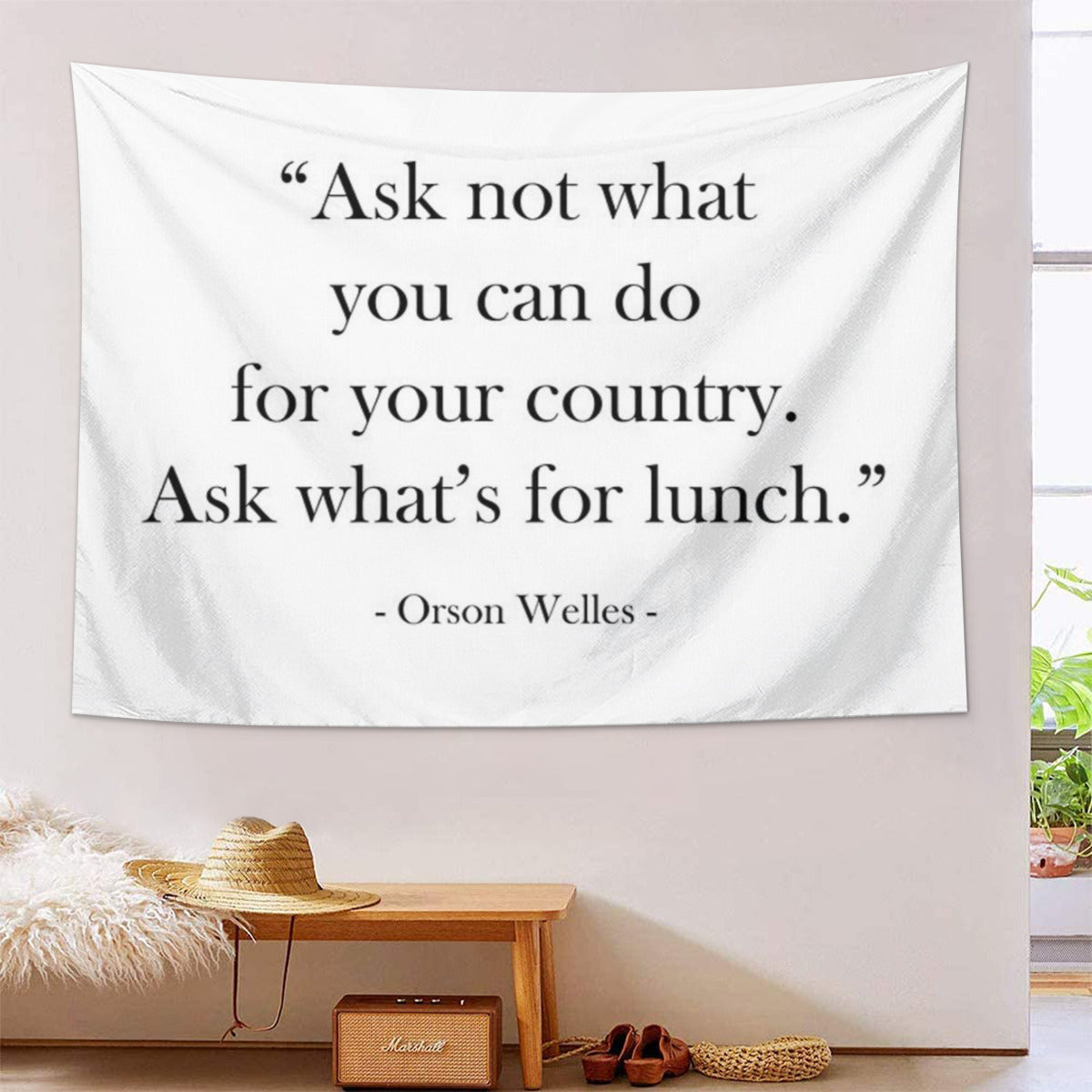 Ask not what you can do for your country Tapestry