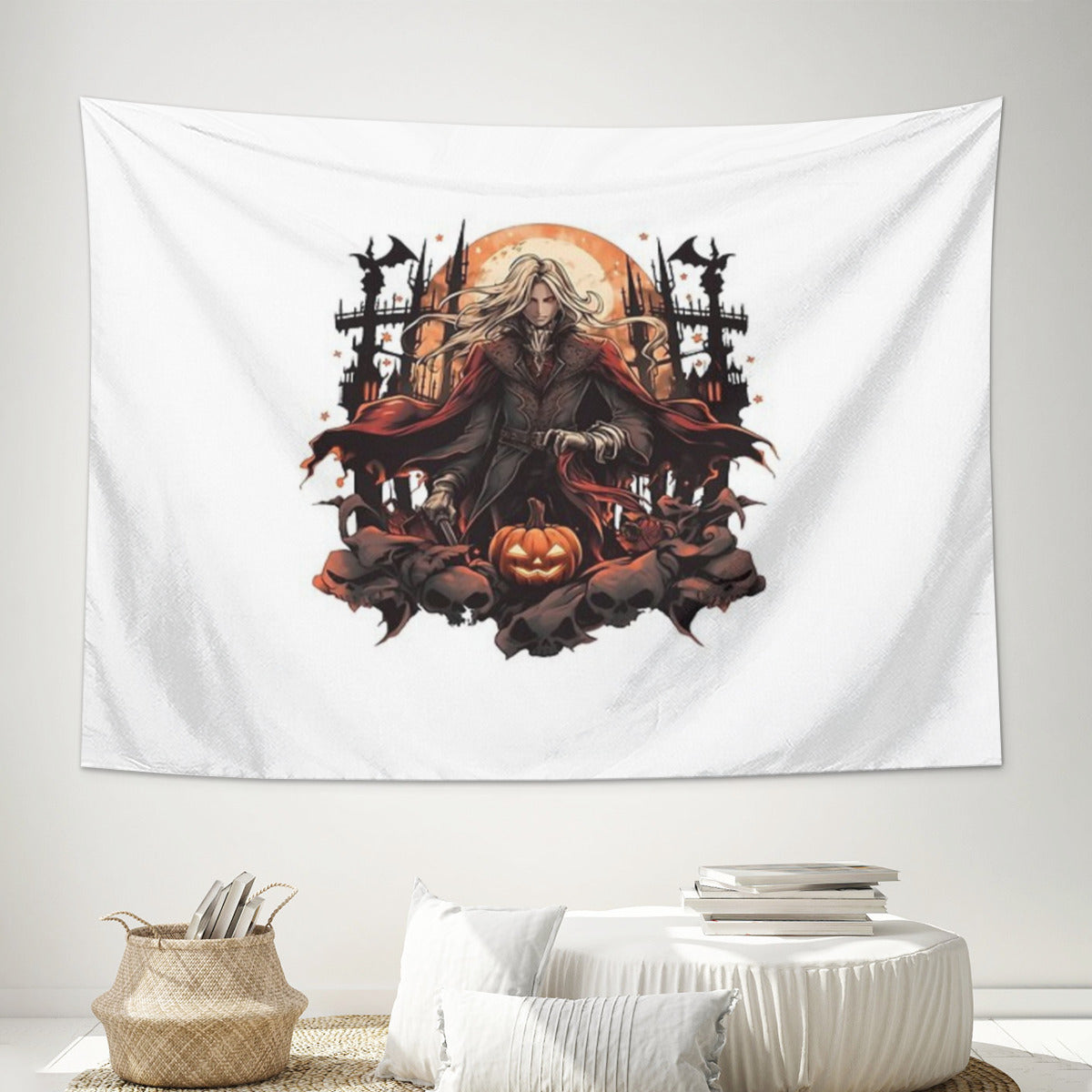 Castlevania Alucard Halloween Tapestry
