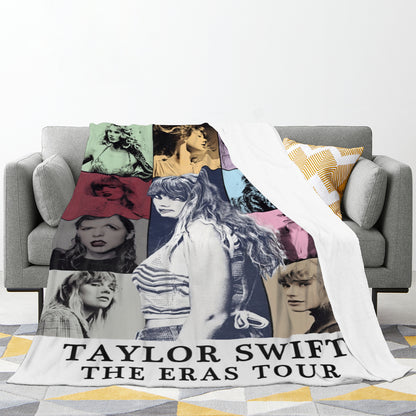 Taylor Swift The Eras Tour Poster Throw Blanket