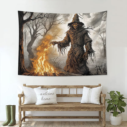 Blaze of the scarecrow Tapestry