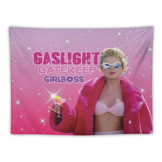 Taylor Swift Gaslight Gatekeep Girlboss Tapestry