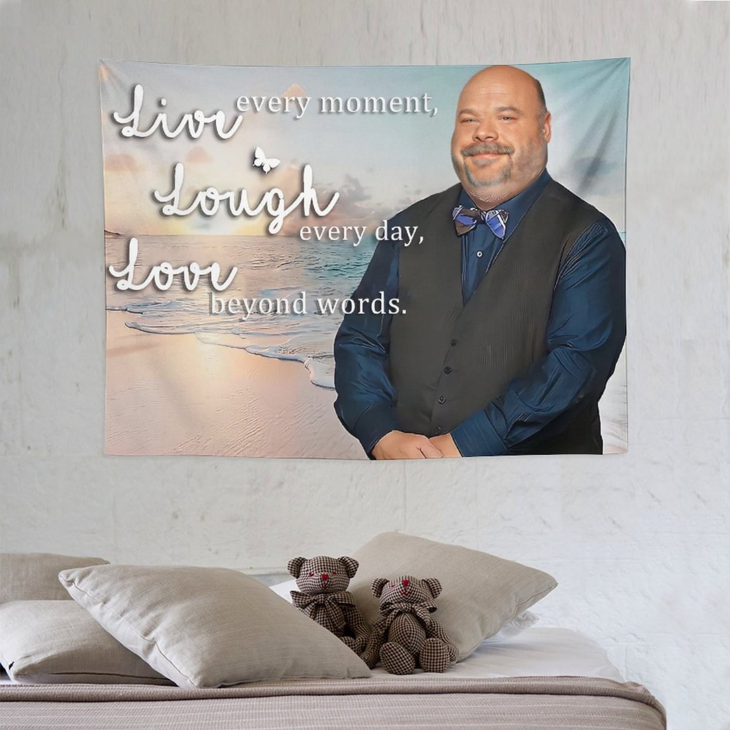Live, Laugh, Love Bertram Tapestry