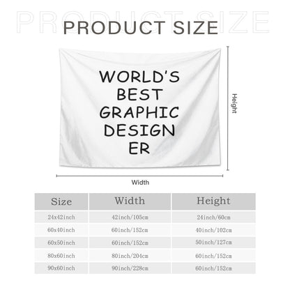 World s Best Graphic Designer Tapestry