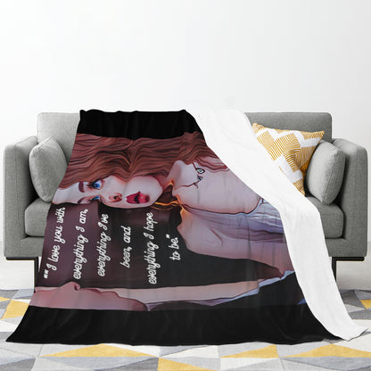 I Love You With Everything I Am Colin and Penelope Bridgerton Throw Blanket