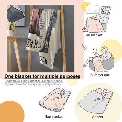 Taylor Swift The Eras Tour 2023 Throw Blanket