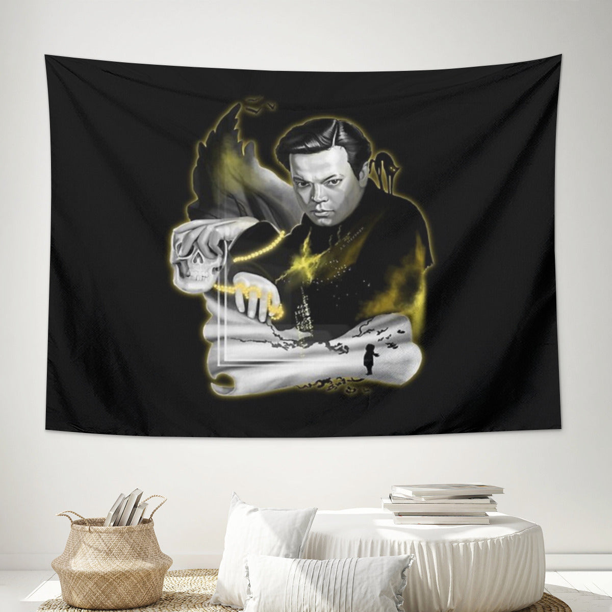 Young Master Welles painting Tapestry